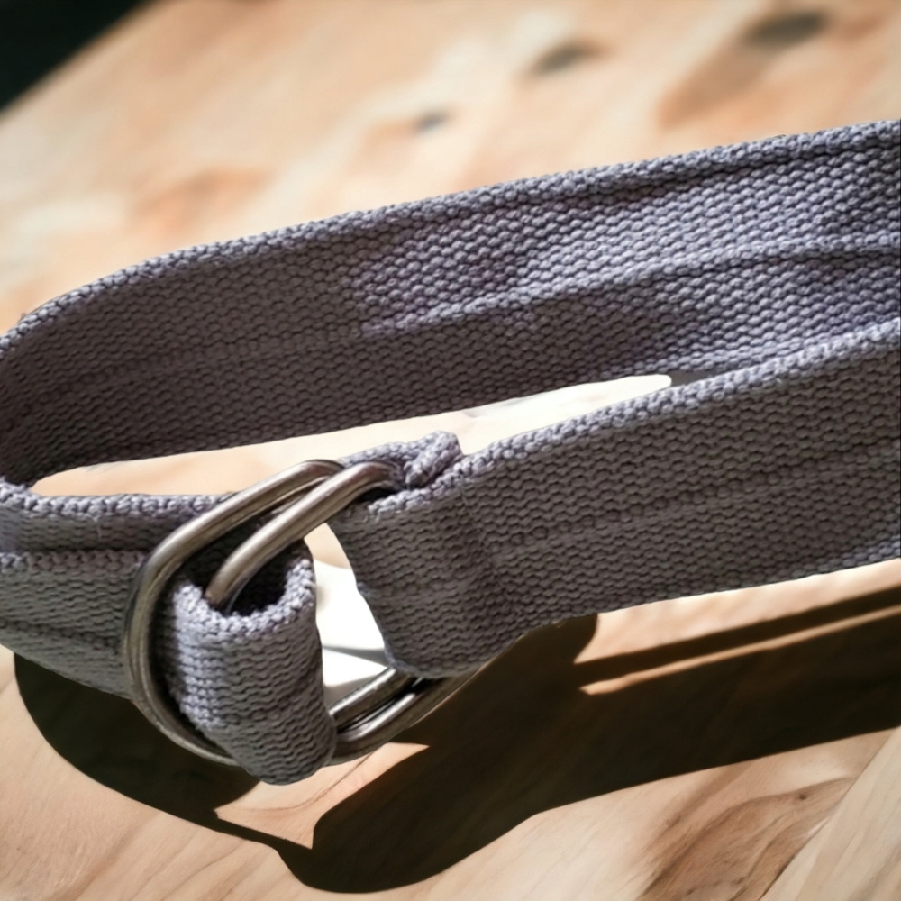 Grey D ring Belt size 10 -14 boys